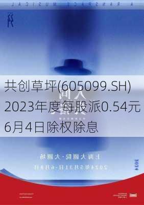 共创草坪(605099.SH)2023年度每股派0.54元 6月4日除权除息