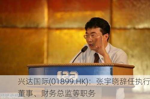 兴达国际(01899.HK)：张宇晓辞任执行董事、财务总监等职务