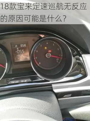 18款宝来定速巡航无反应的原因可能是什么？