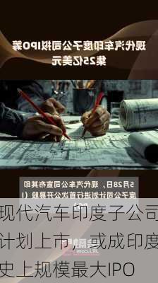 现代汽车印度子公司计划上市，或成印度史上规模最大IPO