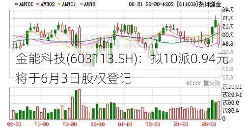 金能科技(603113.SH)：拟10派0.94元 将于6月3日股权登记