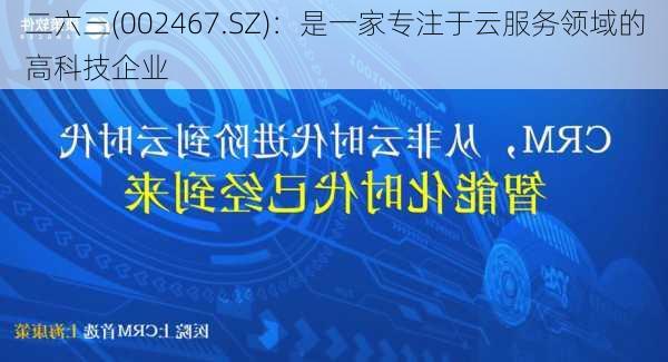 二六三(002467.SZ)：是一家专注于云服务领域的高科技企业