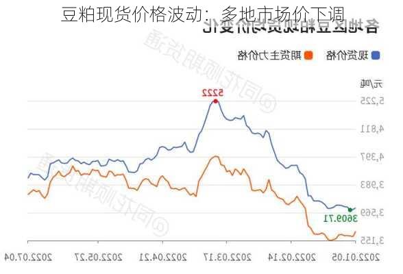 豆粕现货价格波动：多地市场价下调