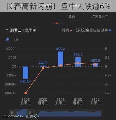 长春高新闪崩！盘中大跌逾6%