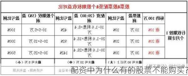 配资中为什么有的股票不能购买？