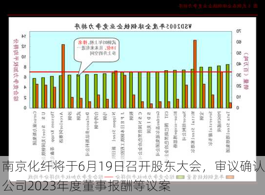 南京化纤将于6月19日召开股东大会，审议确认公司2023年度董事报酬等议案