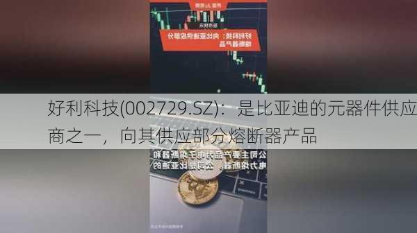 好利科技(002729.SZ)：是比亚迪的元器件供应商之一，向其供应部分熔断器产品