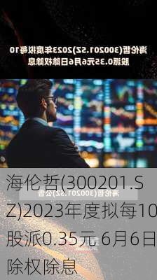 海伦哲(300201.SZ)2023年度拟每10股派0.35元 6月6日除权除息