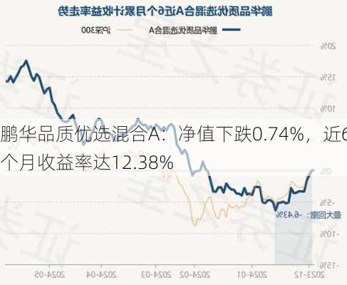 鹏华品质优选混合A：净值下跌0.74%，近6个月收益率达12.38%