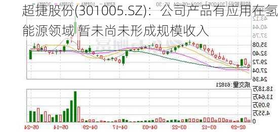 超捷股份(301005.SZ)：公司产品有应用在氢能源领域 暂未尚未形成规模收入