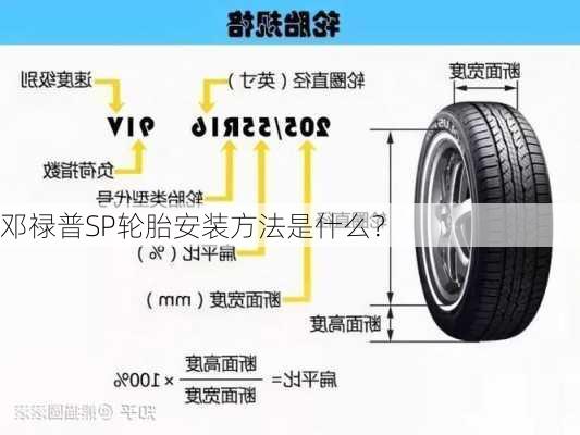 邓禄普SP轮胎安装方法是什么？