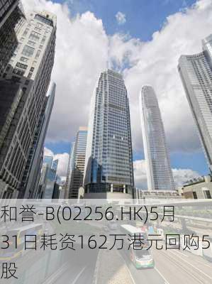 和誉-B(02256.HK)5月31日耗资162万港元回购50万股