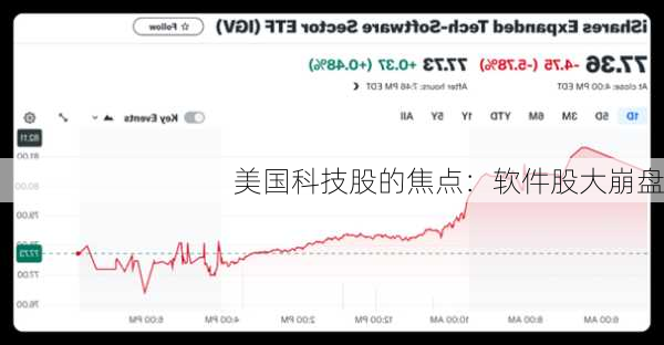 美国科技股的焦点：软件股大崩盘