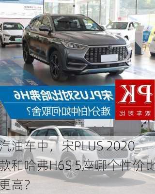 汽油车中，宋PLUS 2020款和哈弗H6S 5座哪个性价比更高？