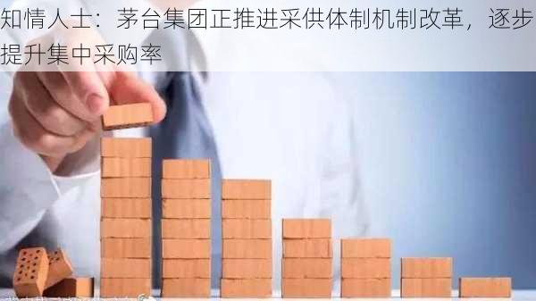 知情人士：茅台集团正推进采供体制机制改革，逐步提升集中采购率