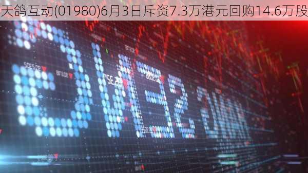 天鸽互动(01980)6月3日斥资7.3万港元回购14.6万股