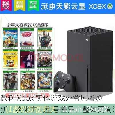 微软 Xbox 实体游戏外盒风格焕新：淡化主机型号差异、整体更简洁