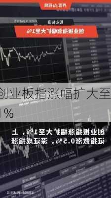 创业板指涨幅扩大至1%