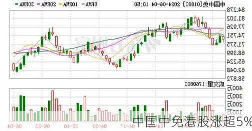 中国中免港股涨超5%