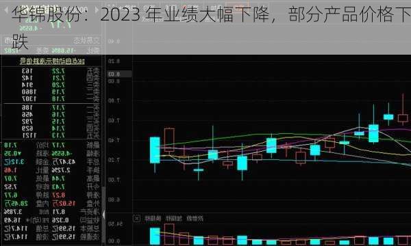 华锦股份：2023 年业绩大幅下降，部分产品价格下跌