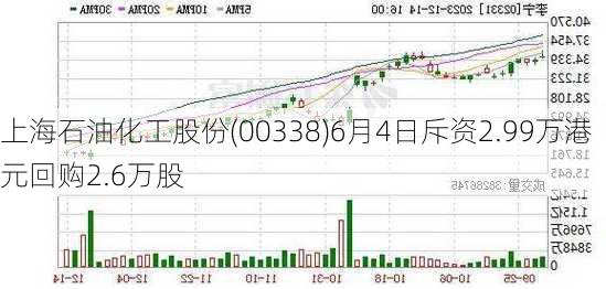 上海石油化工股份(00338)6月4日斥资2.99万港元回购2.6万股