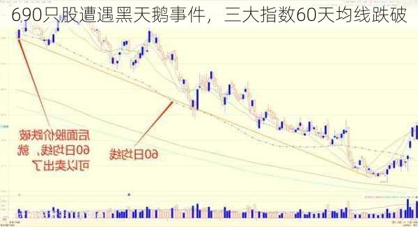 690只股遭遇黑天鹅事件，三大指数60天均线跌破