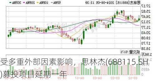 受多重外部因素影响，思林杰(688115.SH)募投项目延期一年