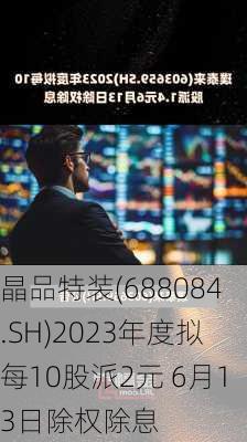 晶品特装(688084.SH)2023年度拟每10股派2元 6月13日除权除息