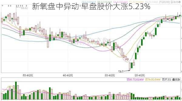 新氧盘中异动 早盘股价大涨5.23%