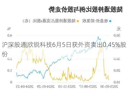 沪深股通|欣锐科技6月5日获外资卖出0.45%股份