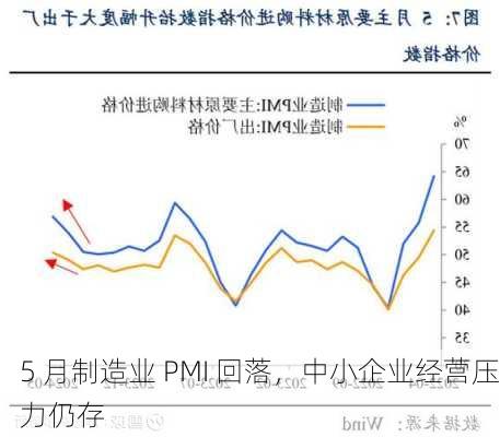 5 月制造业 PMI 回落，中小企业经营压力仍存