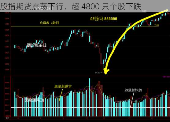 股指期货震荡下行，超 4800 只个股下跌