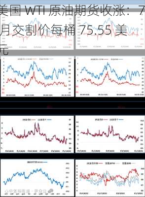 美国 WTI 原油期货收涨：7 月交割价每桶 75.55 美元