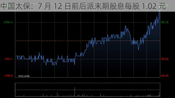 中国太保：7 月 12 日前后派末期股息每股 1.02 元