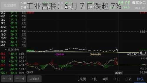 工业富联：6 月 7 日跌超 7%