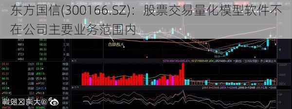 东方国信(300166.SZ)：股票交易量化模型软件不在公司主要业务范围内