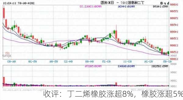 收评：丁二烯橡胶涨超8%，橡胶涨超5%