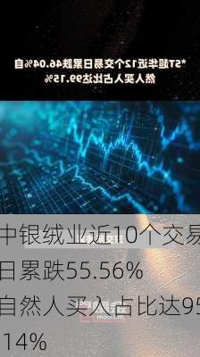 中银绒业近10个交易日累跌55.56% 自然人买入占比达95.14%