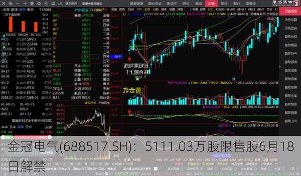 金冠电气(688517.SH)：5111.03万股限售股6月18日解禁