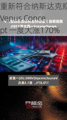 重新符合纳斯达克规定，Venus Concept 一度大涨170%