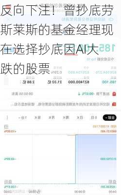 反向下注！曾抄底劳斯莱斯的基金经理现在选择抄底因AI大跌的股票