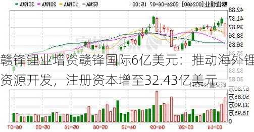 赣锋锂业增资赣锋国际6亿美元：推动海外锂资源开发，注册资本增至32.43亿美元