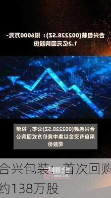 合兴包装：首次回购约138万股