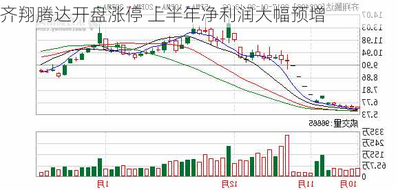 齐翔腾达开盘涨停 上半年净利润大幅预增