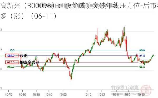 高新兴（300098）：股价成功突破年线压力位-后市看多（涨）（06-11）