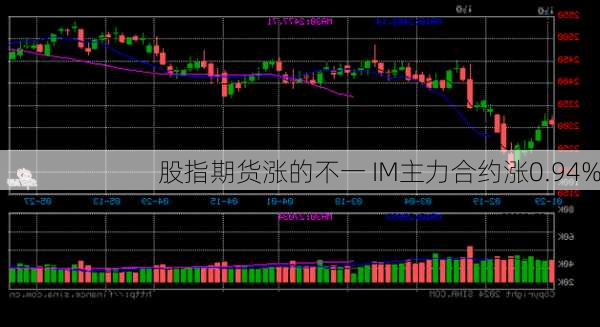 股指期货涨的不一 IM主力合约涨0.94%