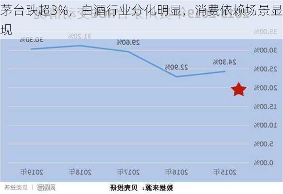 茅台跌超3%，白酒行业分化明显，消费依赖场景显现