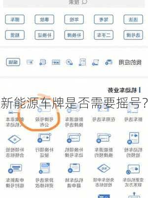 新能源车牌是否需要摇号？