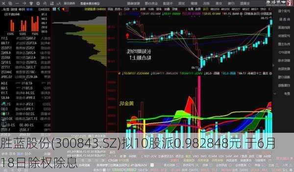 胜蓝股份(300843.SZ)拟10股派0.982848元 于6月18日除权除息