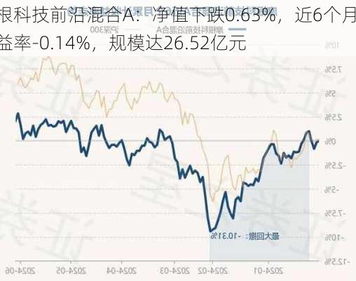 摩根科技前沿混合A：净值下跌0.63%，近6个月收益率-0.14%，规模达26.52亿元